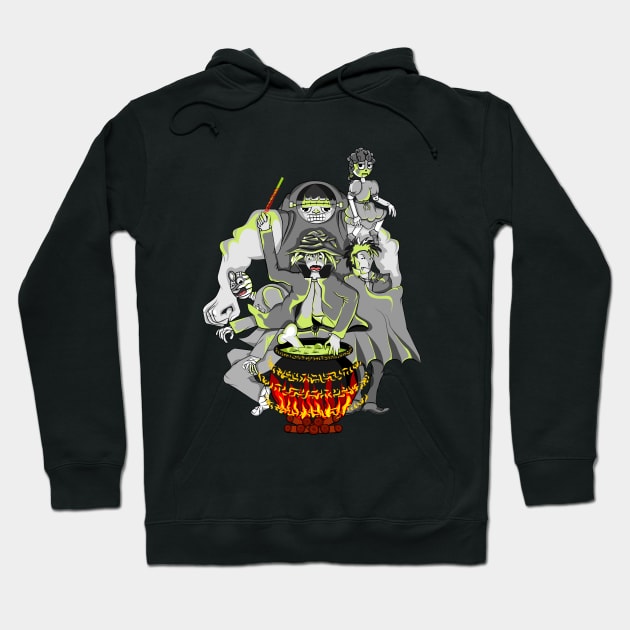 witches and monsters classic Hoodie by osvaldoport76